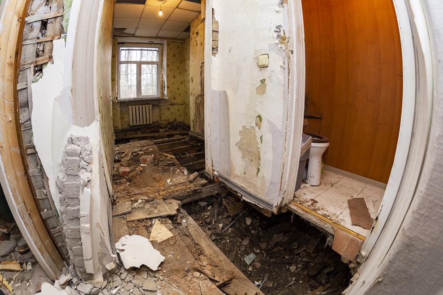 Фонд устраняет обрушение